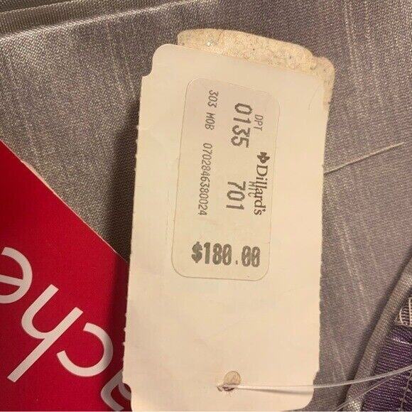 Cachet Champagne Mother of the Bride Full Length Shimmery Dress & Jacket Formal - Picture 16 of 16